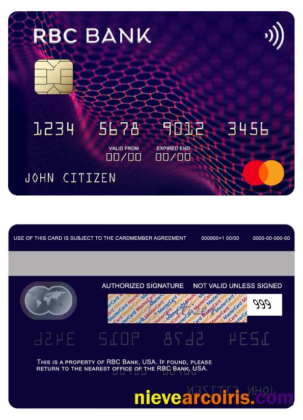 USA RBC Bank mastercard